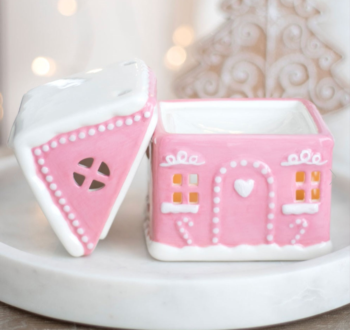 Brûleur pain d'épices rose